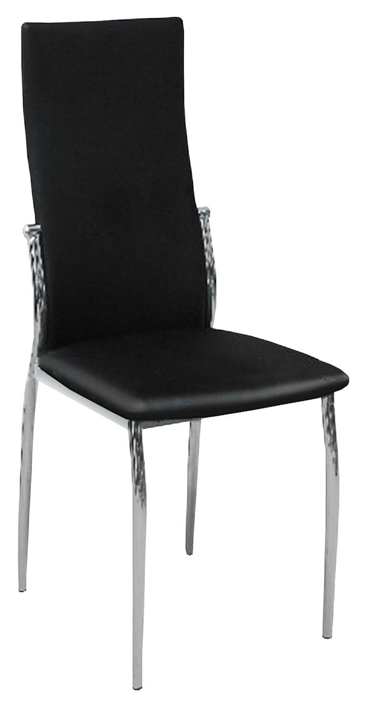 Silla Cromada Negra « Salón/Comedor Moderno Online « Ofertas de Muebles